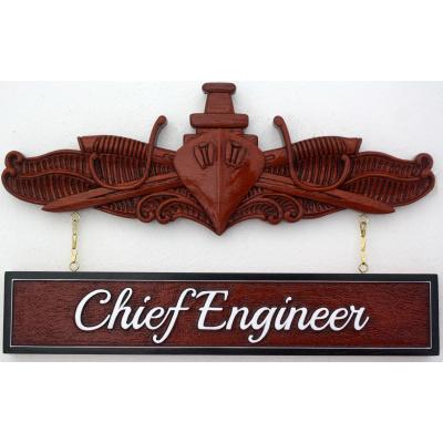 chief engineer surface warfare specialist insignia plaque