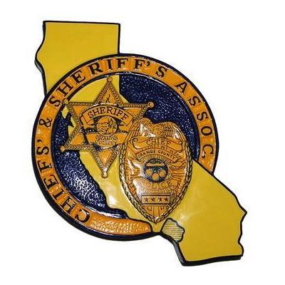 chiefs and sheriffs association podium seal plaque