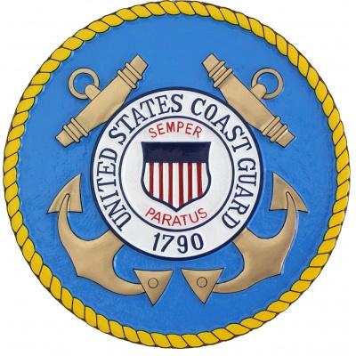 coast guard seal plaque