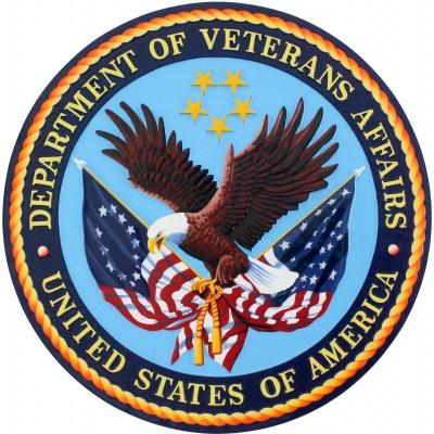 department of veterans affairs seal plaque