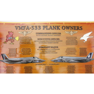 example of plankowner plaque