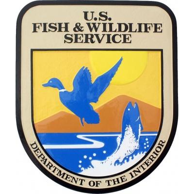 fish and wildlife service seal plaque  1236987556