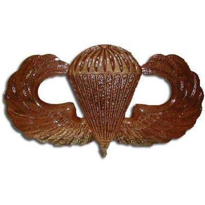 jump wings insignia plaque military parachutist insignia