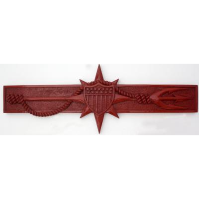 marine safety officer badge plaque