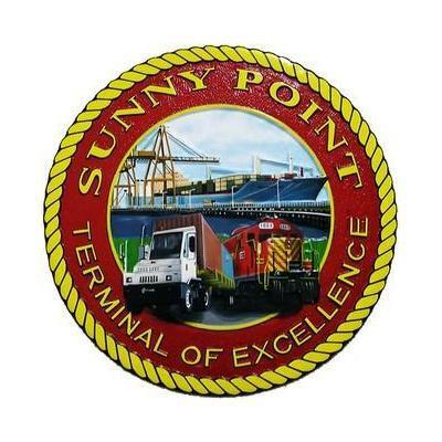 military ocean terminal sunny point plaque