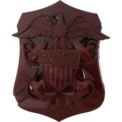 navy officer crest wall mounted sword and scabbard holder