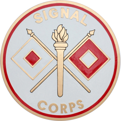 signal corps seal plaque
