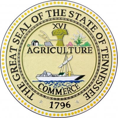 tennessee state seal plaque