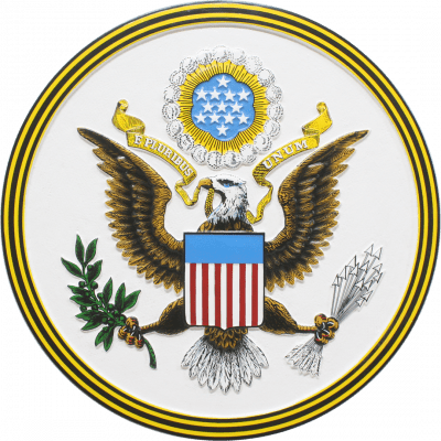 the great seal of the usa plaque