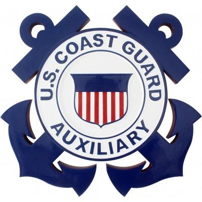 us coast guard auxiliary insignia plaque