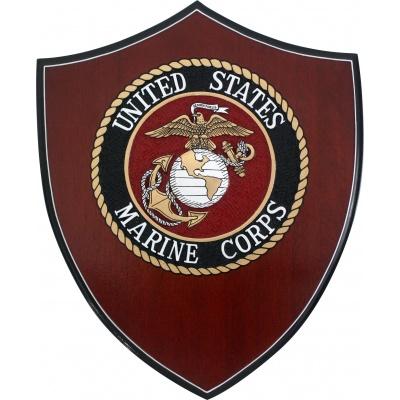 us marine corp usmc plaque shield plaque