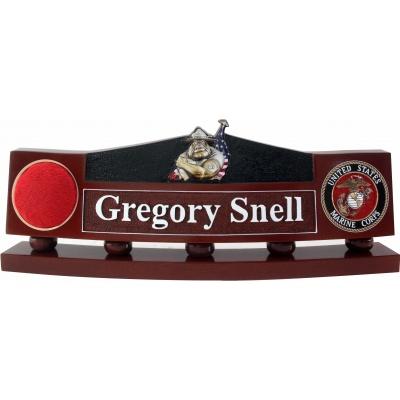 us marine corps bulldog desk nameplate variation