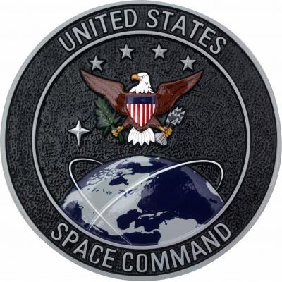 us space command seal plaque