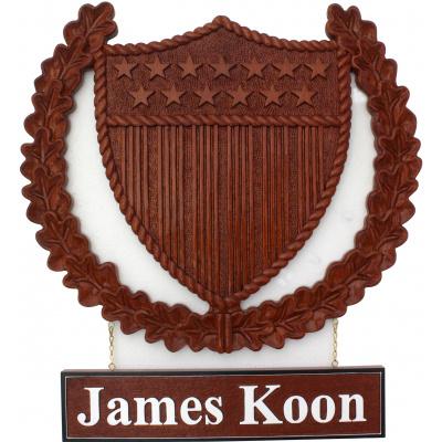 uscg officer-in-charge ashore device plaque