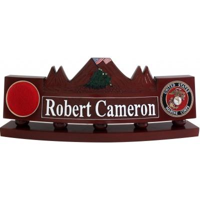 usmc mount suribachi iwo jima desk nameplate