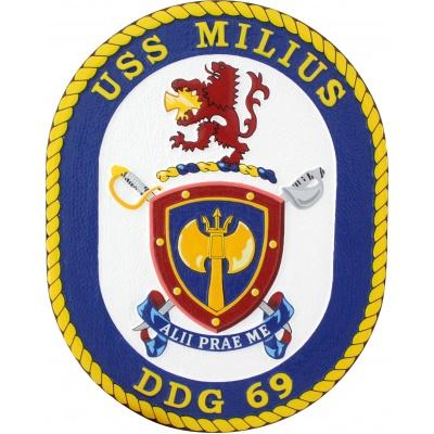 uss milius ddg 69 ship plaque 1 148077094